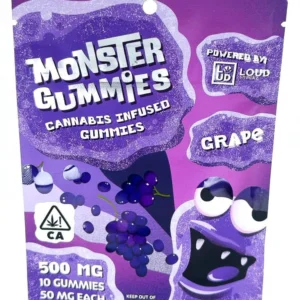 monster gummies grape (500mg)
