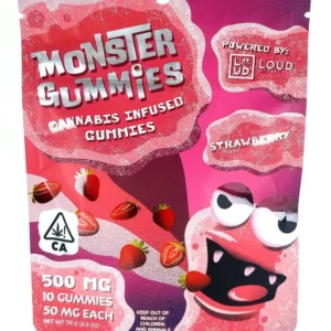 monster gummies strawberry (500mg)